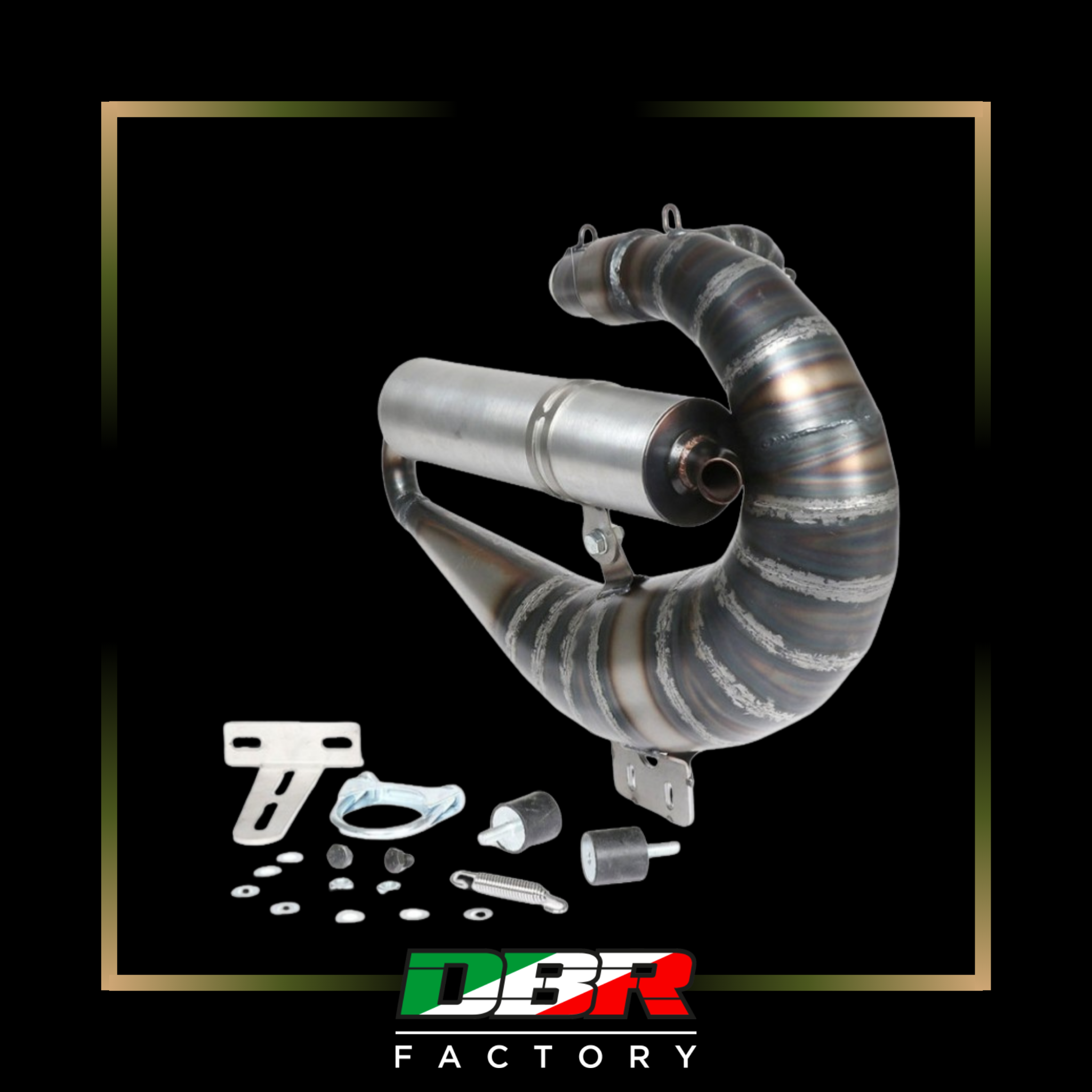 Marmitta Vespa DBR Mamba "S" - DBR Factory