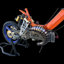 Carica l'immagine nel visualizzatore di Gallery, Marmitta DBR MX30 Titanium Multicolor Silenziatore in Carbonio Twill - DBR Factory