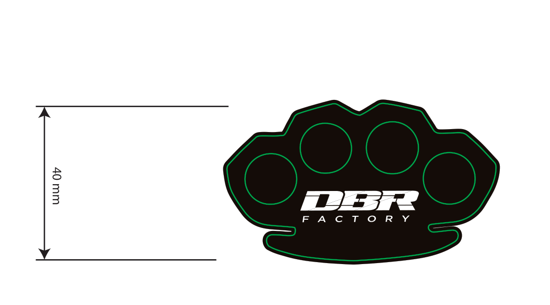 Sticker DBR singolo