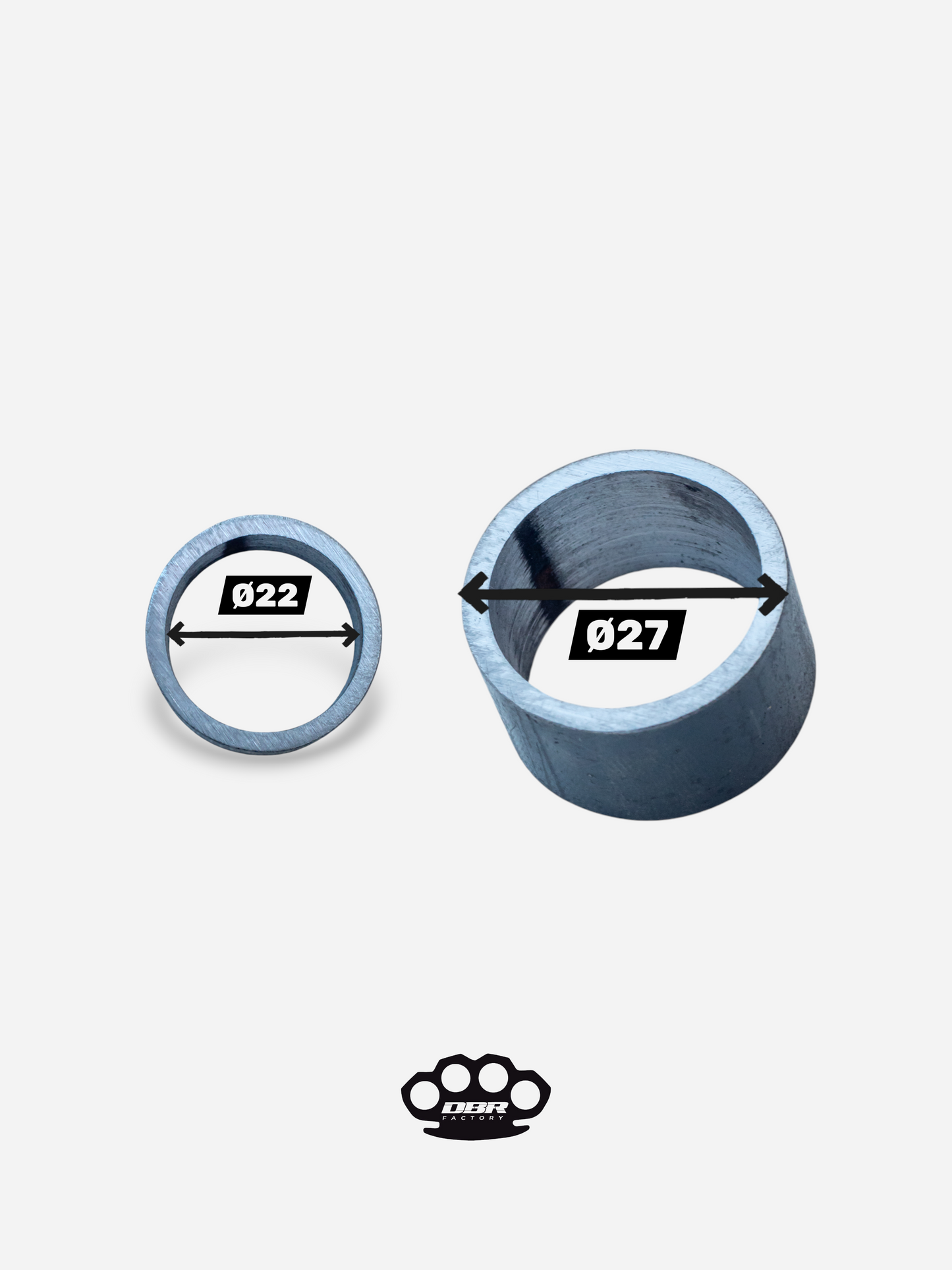 Aanpassingsbus Ø22/Ø27 Bromfiets