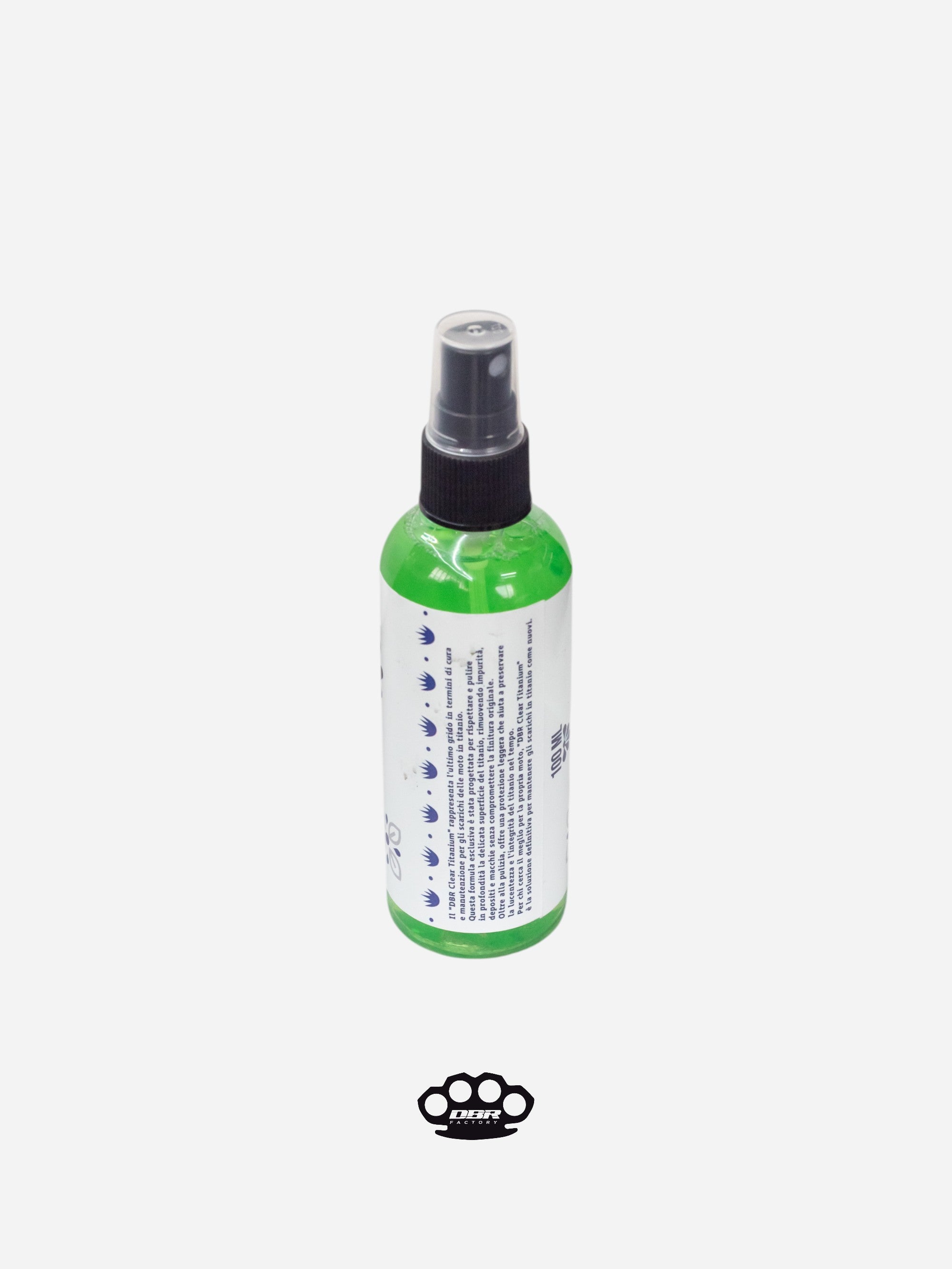DBR Clear Titanium - Spray Detergente per Scarichi in Titanio e Acciaio