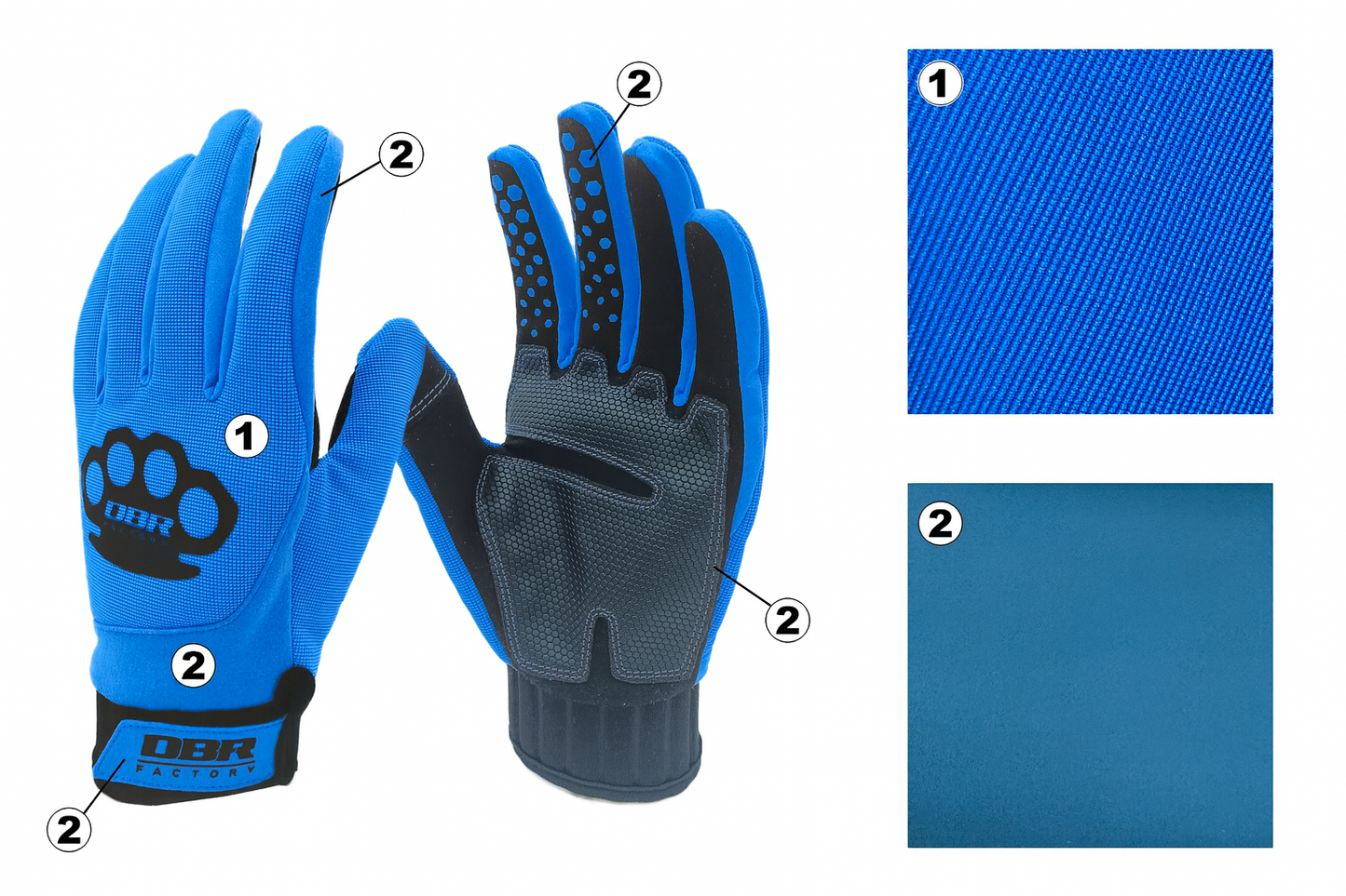 DBR Winter Touch Pro - Guanti Da Moto Invernali in Neoprene