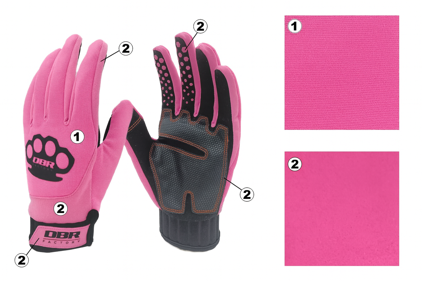 DBR Winter Touch Pro - Guanti Da Moto Invernali in Neoprene