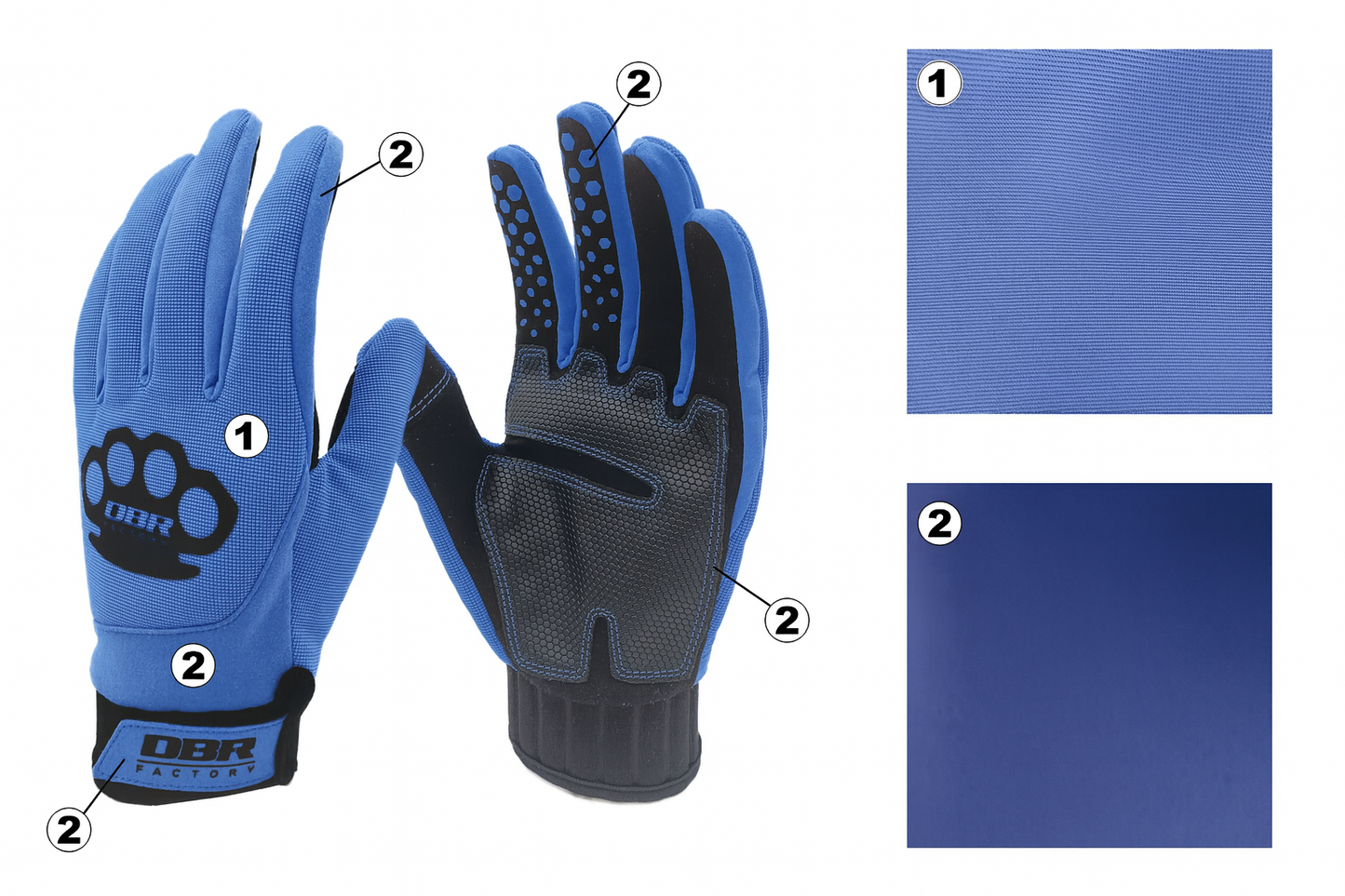 DBR Winter Touch Pro - Guanti Da Moto Invernali in Neoprene