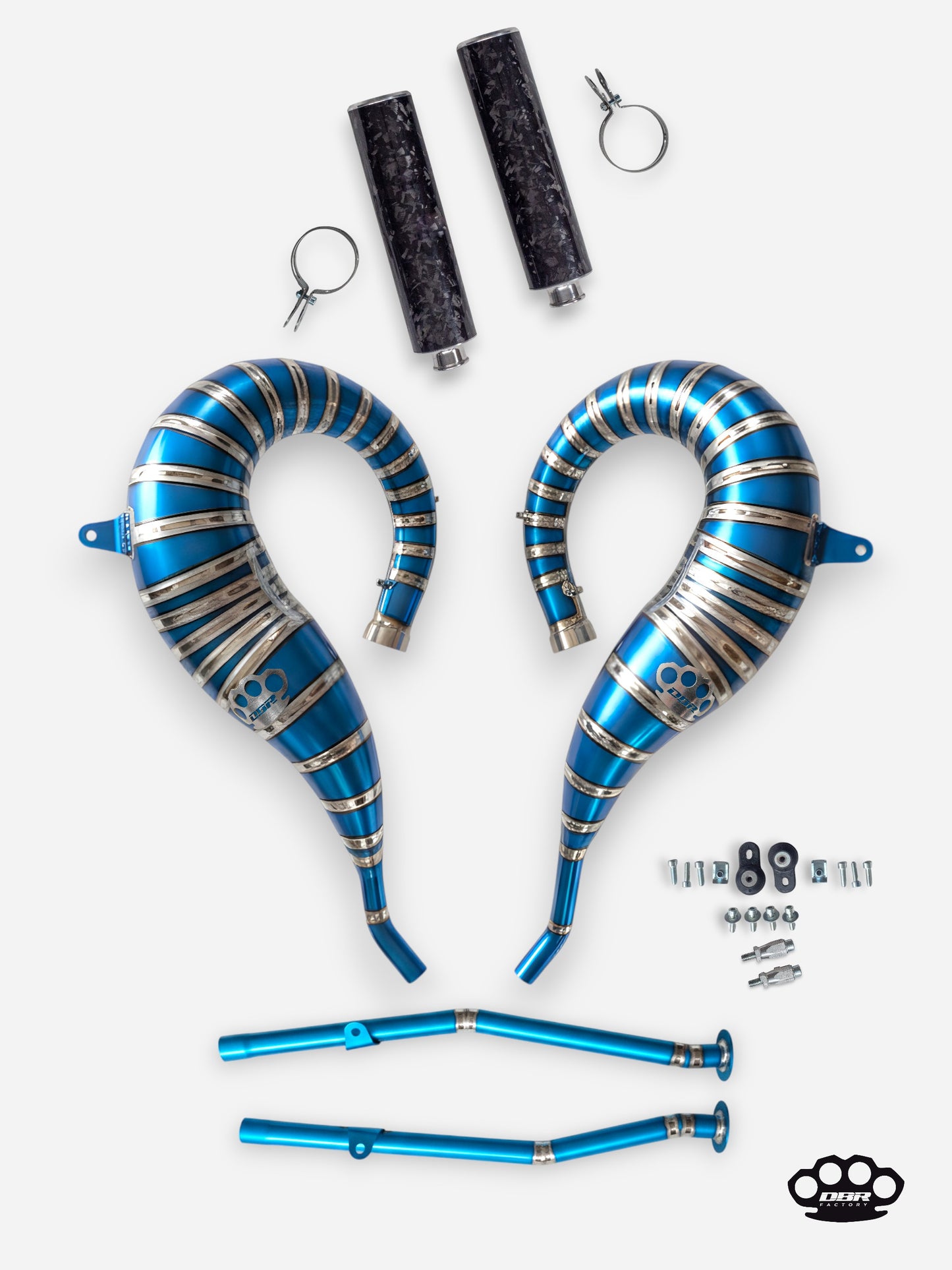 DBR Scarico Completo in Titanio per YAMAHA BANSHEE 350CC ATV 1988–2009 - DBR Factory