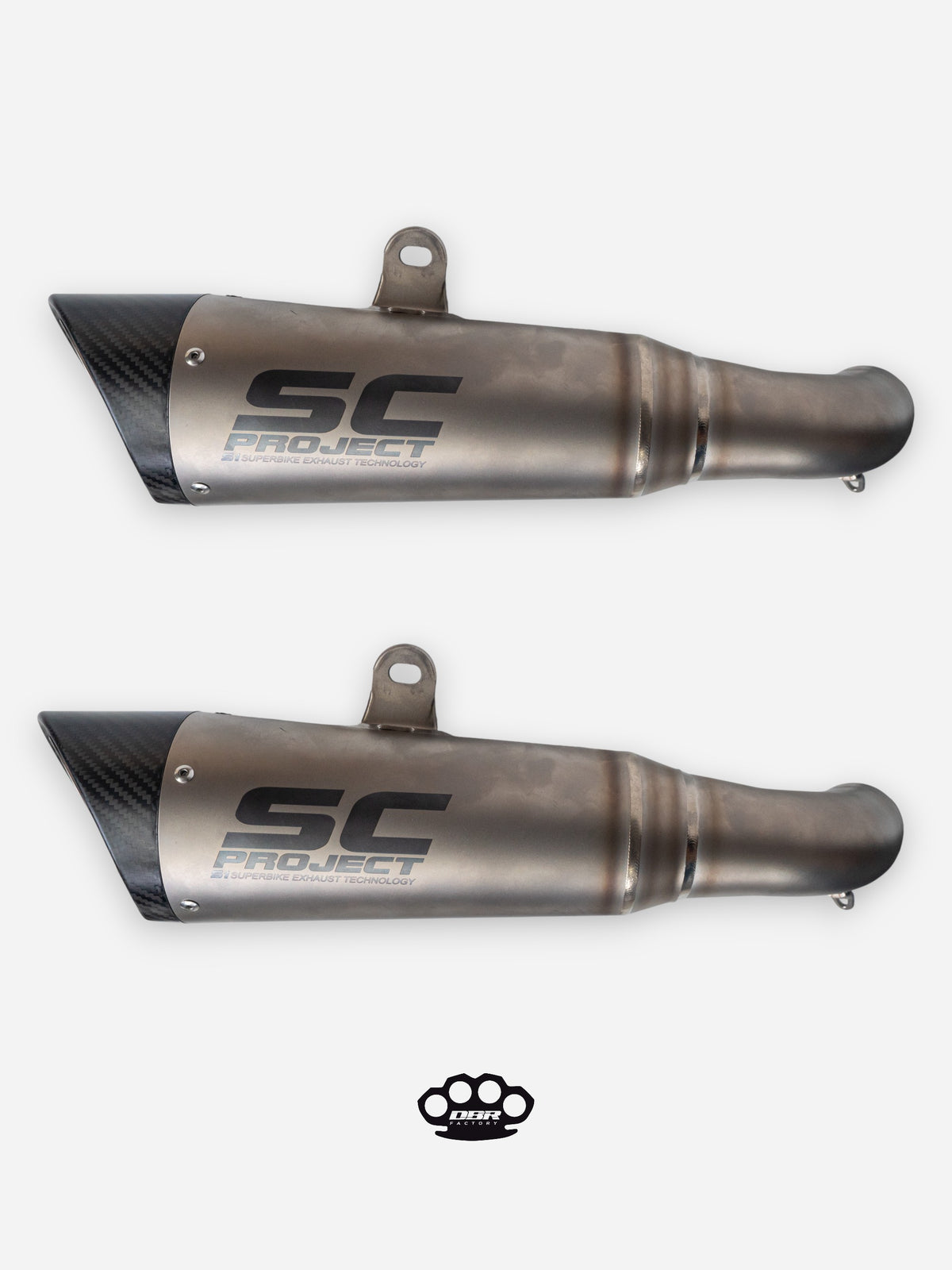 DBR Coppia Terminali in Titanio DUCATI HYPERMOTARD 950 - SP 2019-2023 - DBR Factory