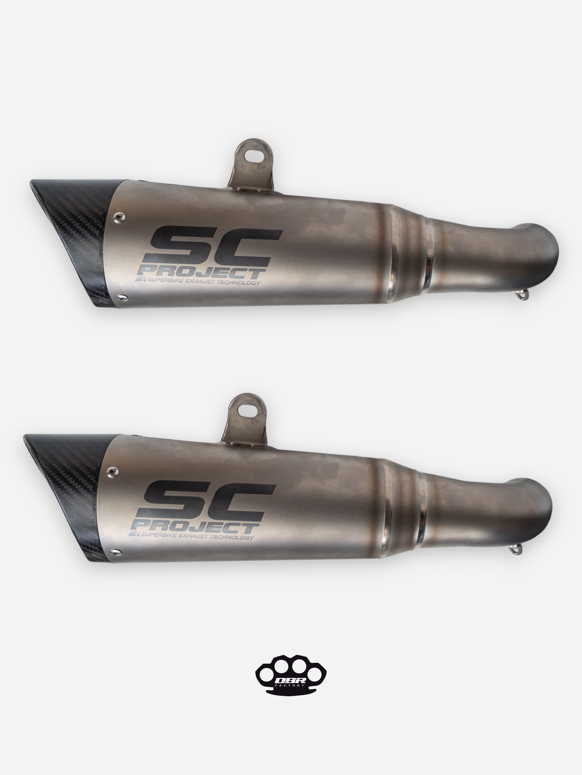 DBR Scarico Completo in Titanio DUCATI HYPERMOTARD 950 - SP 2019-2023 - DBR Factory