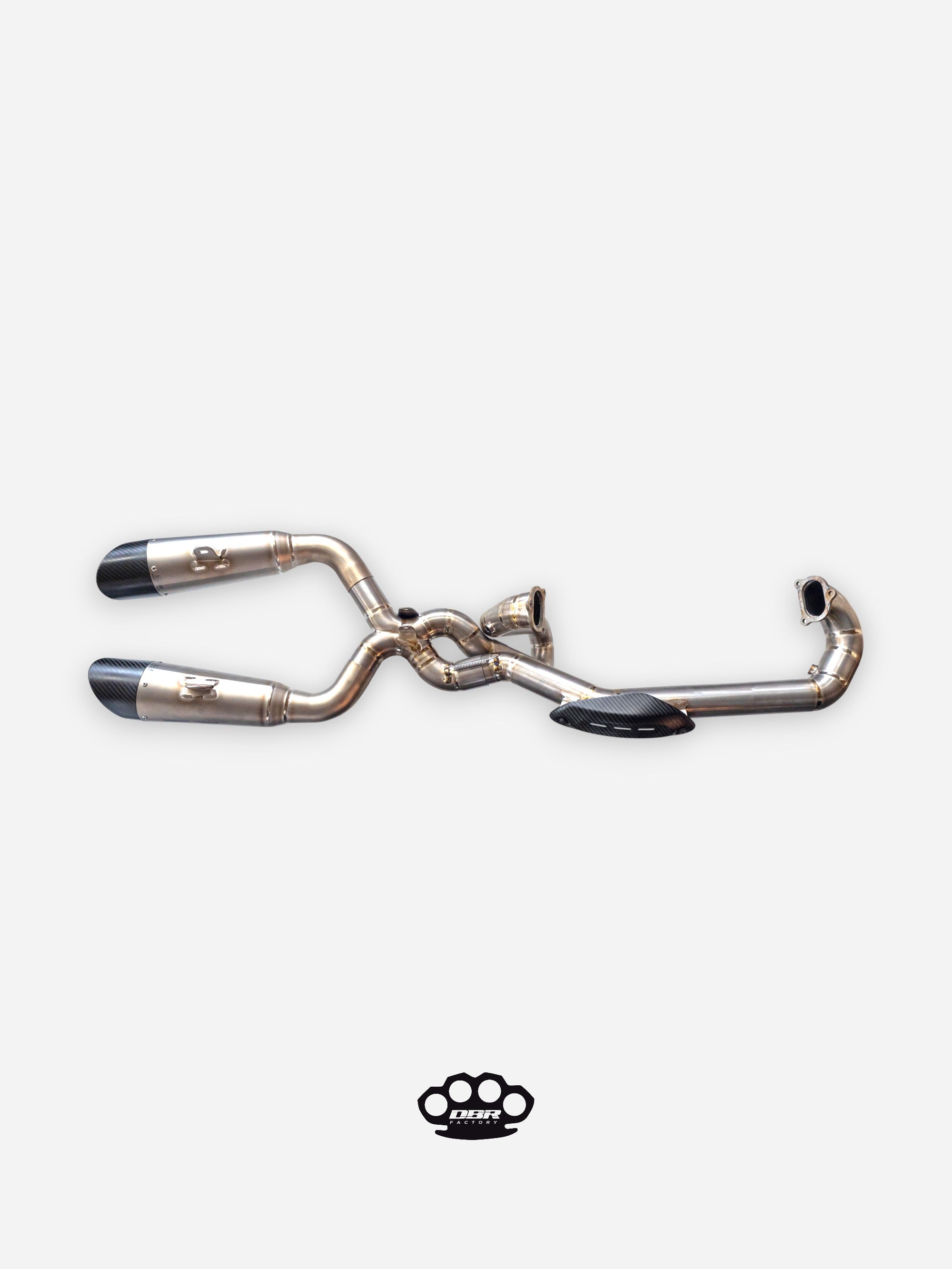 DBR Scarico Completo in Titanio DUCATI HYPERMOTARD 950 - SP 2019-2023 - DBR Factory