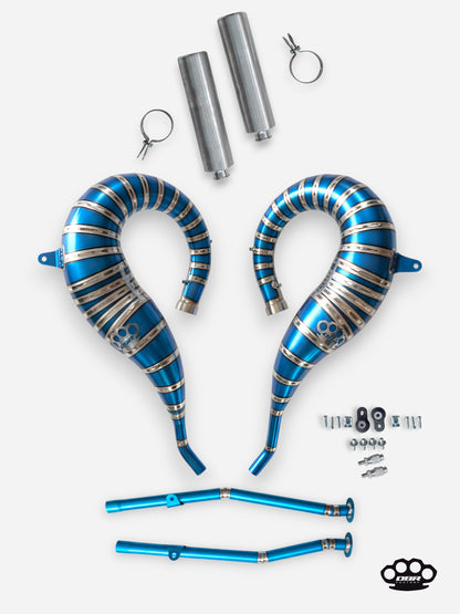 DBR Scarico Completo in Titanio per YAMAHA BANSHEE 350CC ATV 1988–2009 - DBR Factory