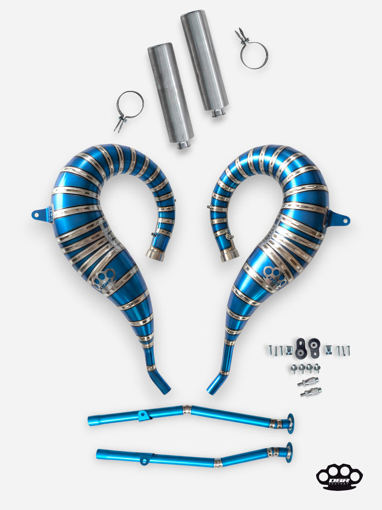 DBR Scarico Completo in Titanio per YAMAHA BANSHEE 350CC ATV 1988–2009 - DBR Factory