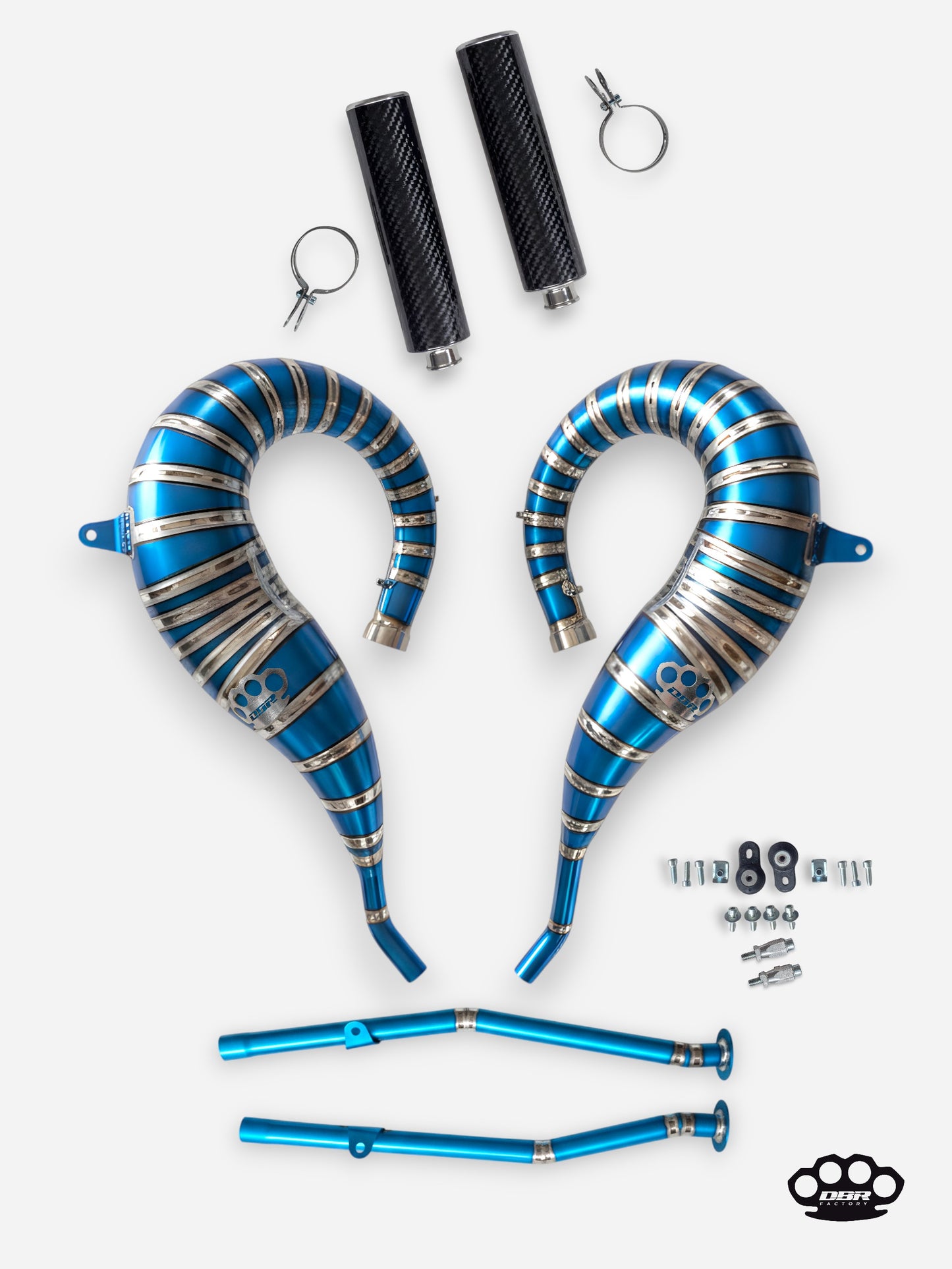 DBR Scarico Completo in Titanio per YAMAHA BANSHEE 350CC ATV 1988–2009 - DBR Factory