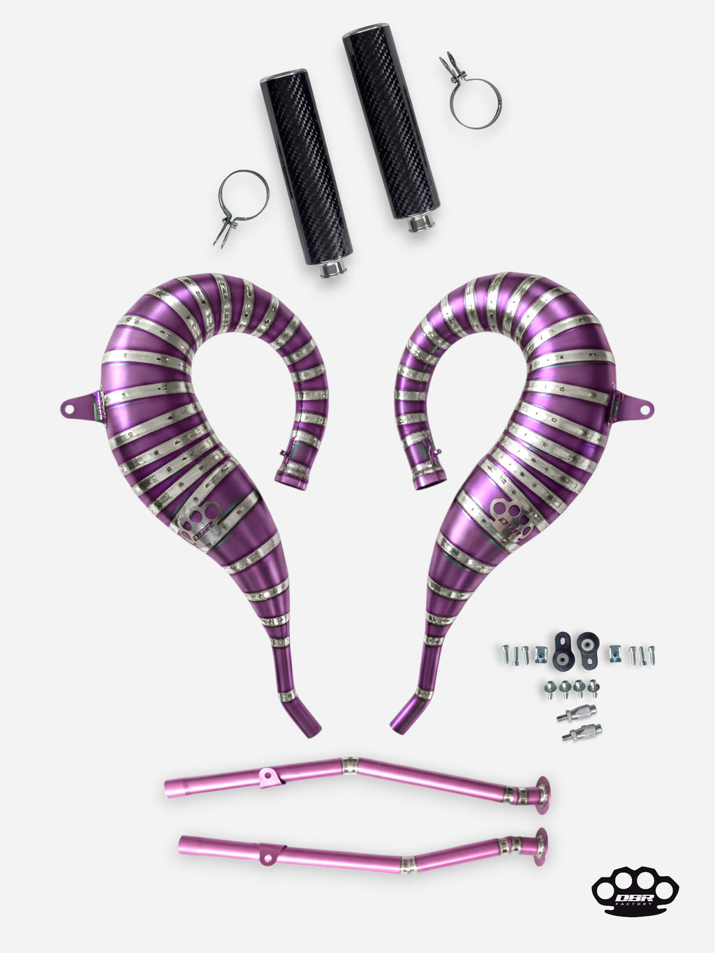 DBR 全钛合金排气管，适用于雅马哈 BANSHEE 350CC 全地形车 1988–2009