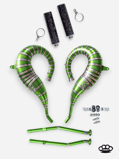 DBR Scarico Completo in Titanio per YAMAHA BANSHEE 350CC ATV 1988–2009 - DBR Factory