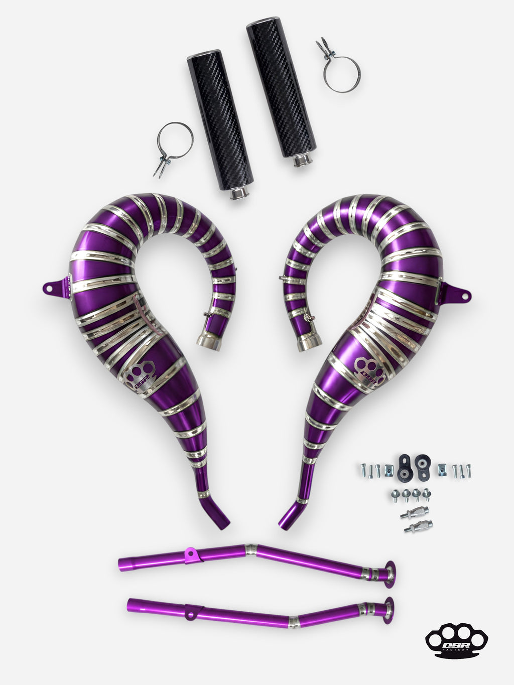 DBR 全钛合金排气管，适用于雅马哈 BANSHEE 350CC 全地形车 1988–2009