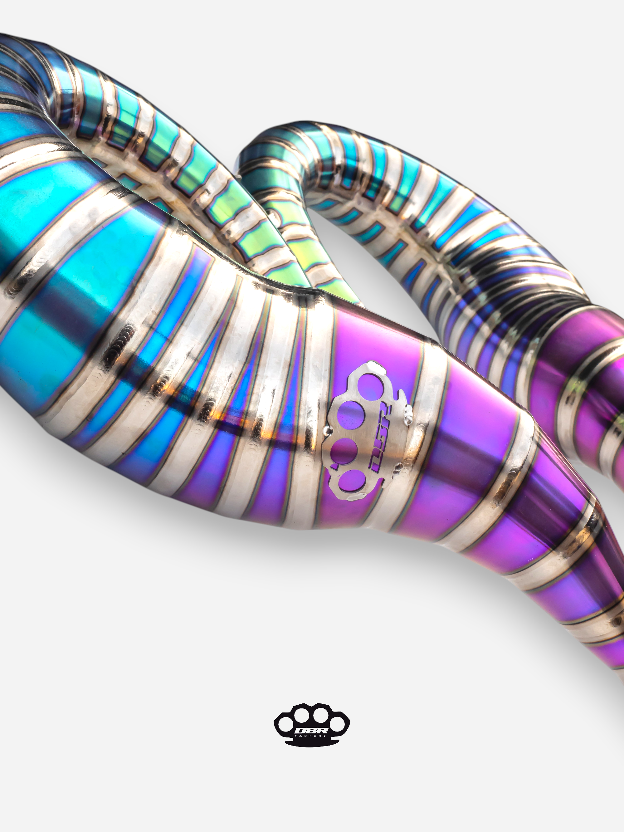 DBR 钛合金全排气管，适用于1988–2009年款YAMAHA BANSHEE 350cc至470cc ATV