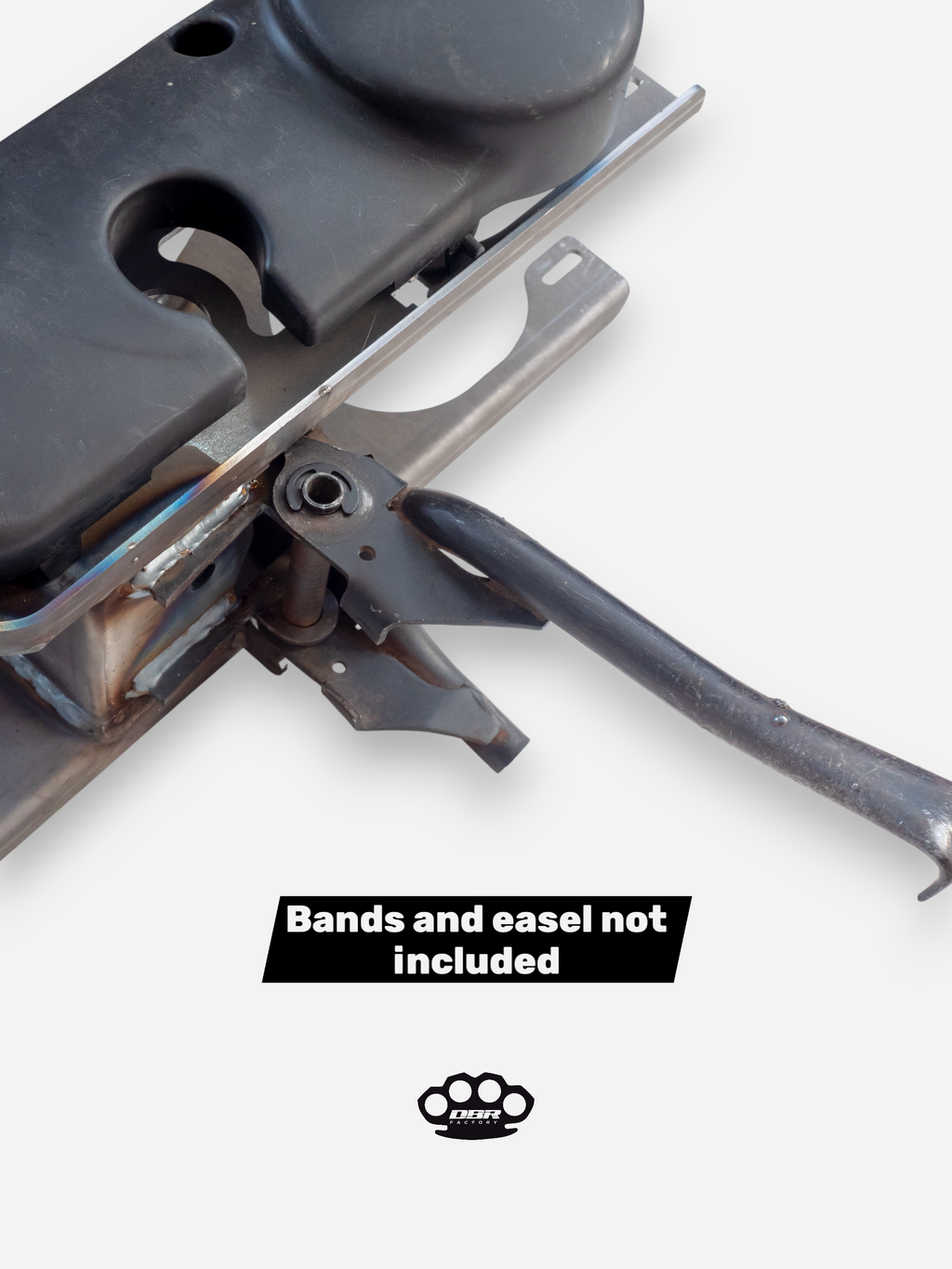 DBR Staffe di supporto cavalletto centrale per slitta rinforzata – A saldare - DBR Factory