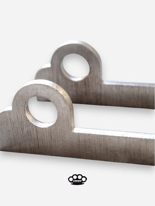 DBR Staffe di supporto cavalletto centrale per slitta rinforzata – A saldare - DBR Factory