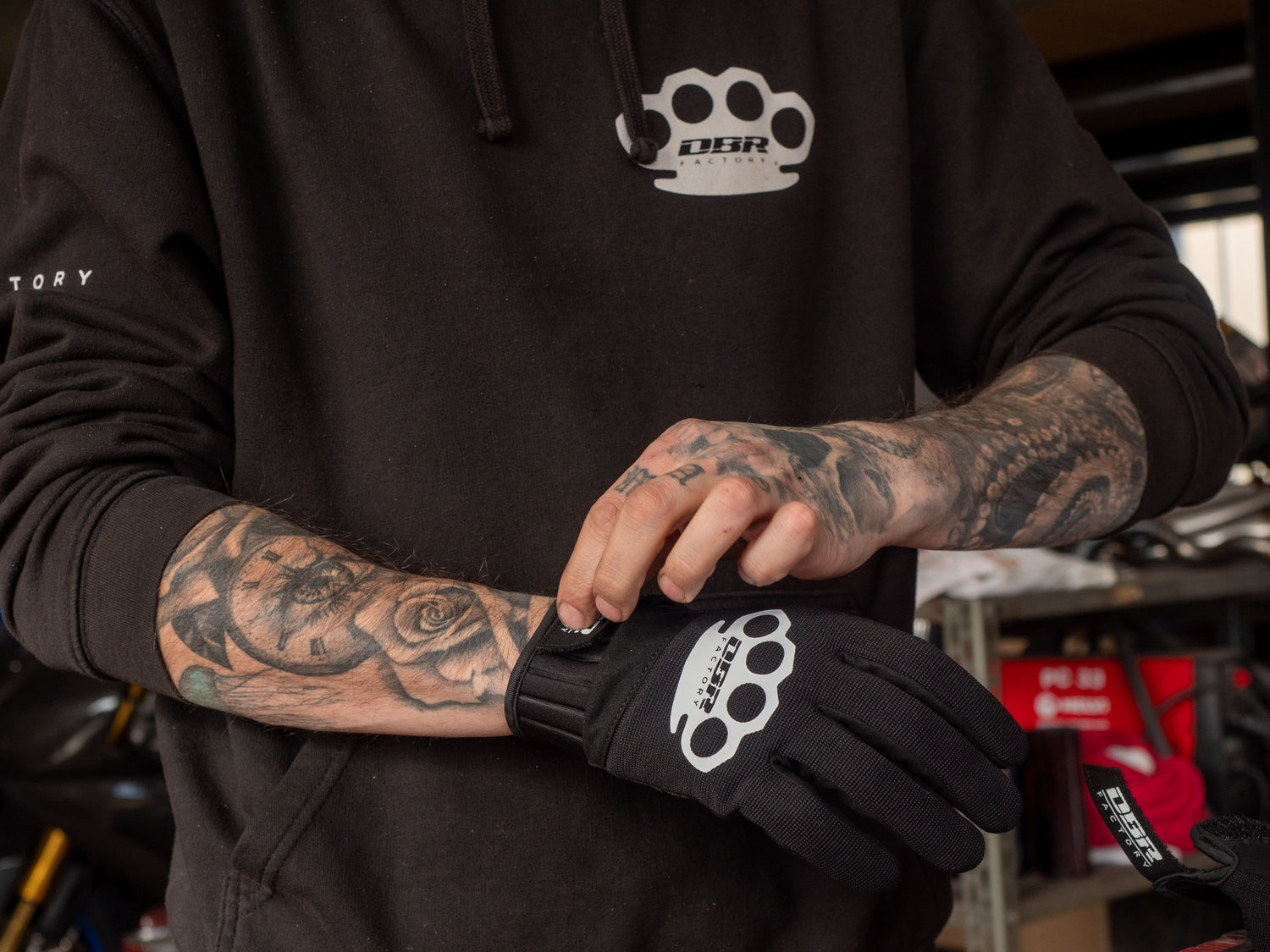 DBR Guanti da Moto e da Cross in Neoprene Touch Pro