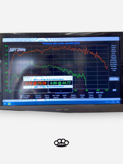 Uitlaat DBR Malaguti Phantom F12 100cc - Morini Motor