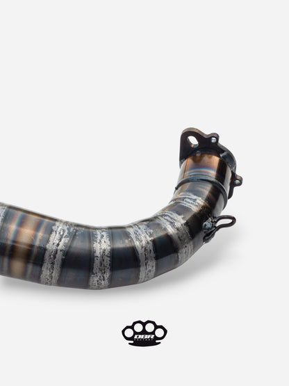 DBR Minarelli 横置排气管 - 中间排气 70cc