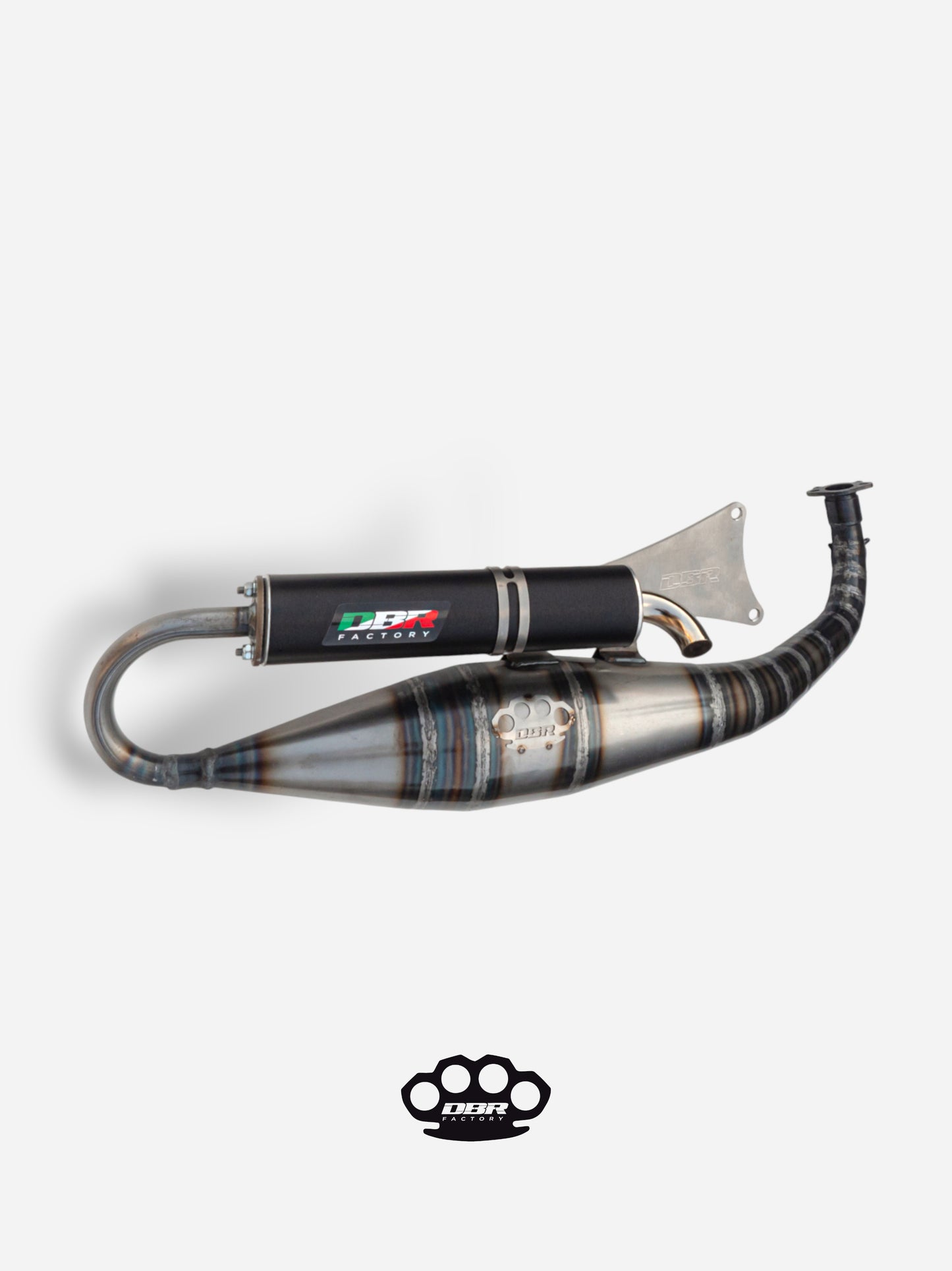 DBR Minarelli 横置排气管 - 中间排气 70cc