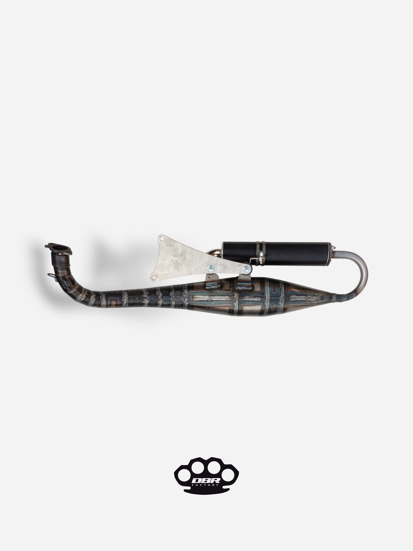 DBR Minarelli 横置排气管 - 中间排气 70cc