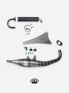 Marmitta DBR Minarelli Orizzontale - Scarico Intermedio 70cc