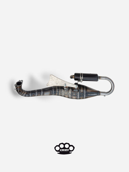 Marmitta DBR Minarelli Orizzontale - Scarico Over Trofeo 90-100cc