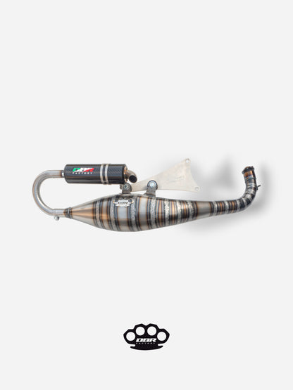 Marmitta DBR Minarelli Orizzontale - Scarico Over Trofeo 90-100cc