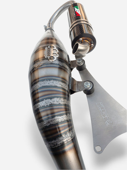 Marmitta DBR Minarelli Orizzontale - Scarico Over Trofeo 90-100cc