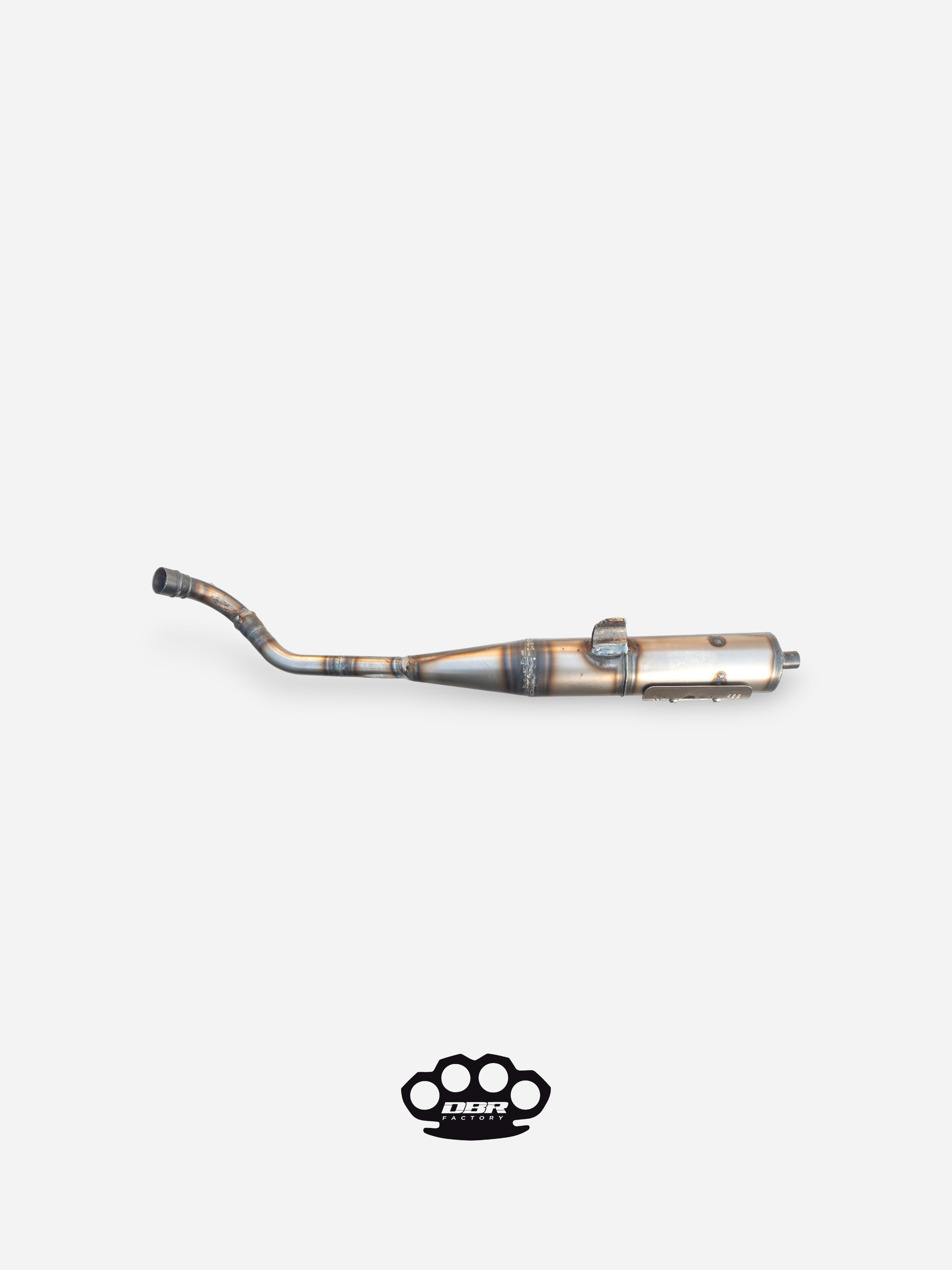 Marmitta DBR Silente - Scarico Sinistra Piaggio Boxer - DBR Factory