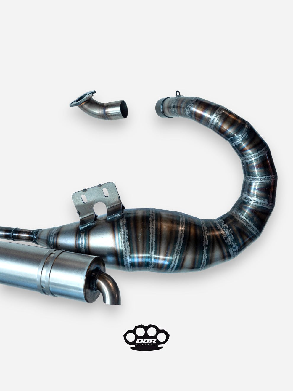 Marmitta espansione racing DBR VIPER per Vespa 50 - 90 - Special L N R - 125 Primavera ET3