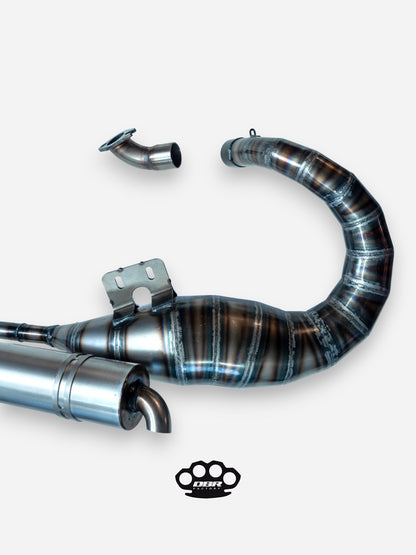 Marmitta espansione racing DBR VIPER per Vespa 50 - 90 - Special L N R - 125 Primavera ET3