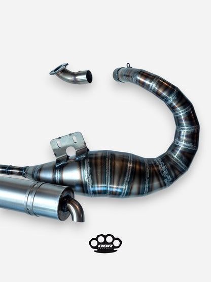 Marmitta espansione racing DBR VIPER per Vespa 50 - 90 - Special L N R - 125 Primavera ET3