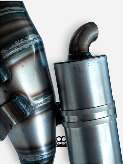 Marmitta espansione racing DBR VIPER per Vespa 50 - 90 - Special L N R - 125 Primavera ET3