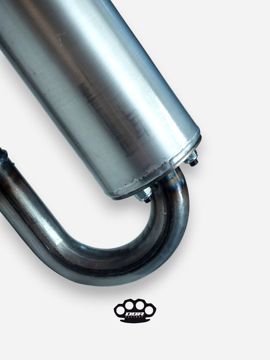 Marmitta espansione racing DBR VIPER per Vespa 50 - 90 - Special L N R - 125 Primavera ET3