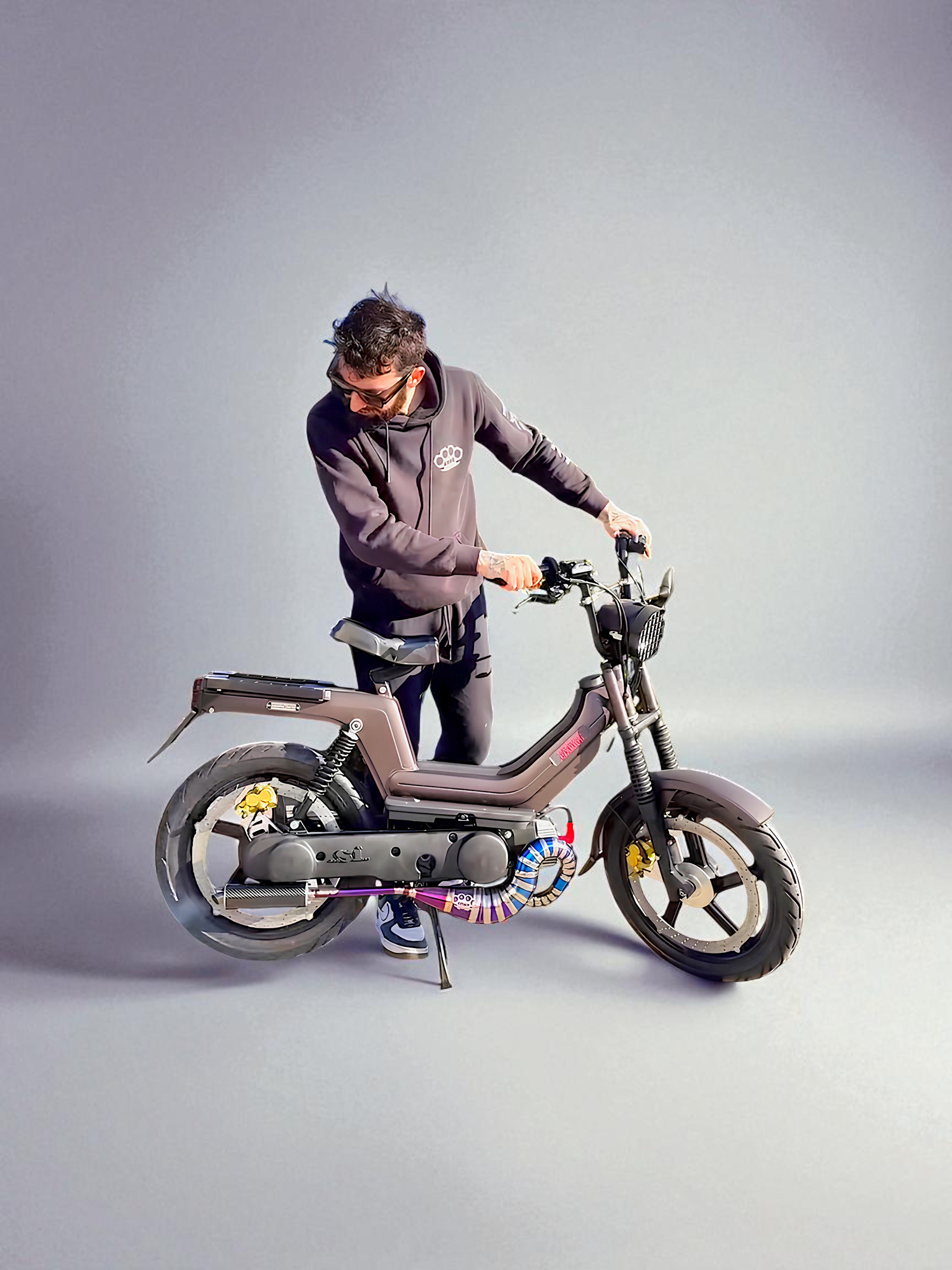 Marmitta DBR Wyvern Titanium Multicolor - DBR Factory