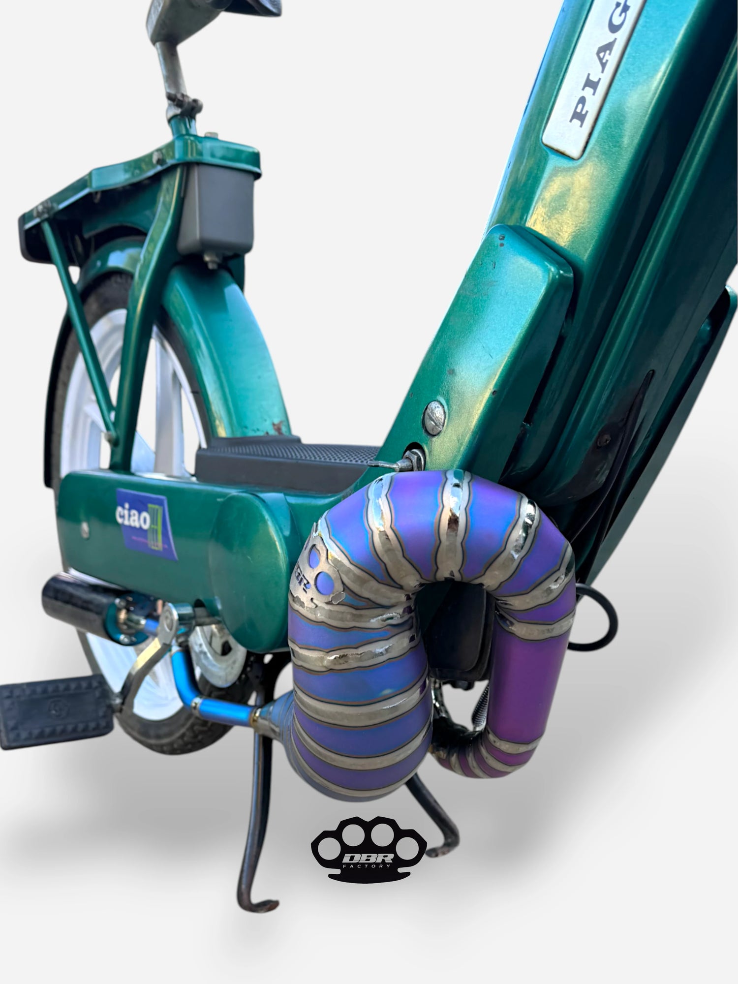 DBR Marmitta Titanio Wyvern Multicolor - Piaggio e Gilera