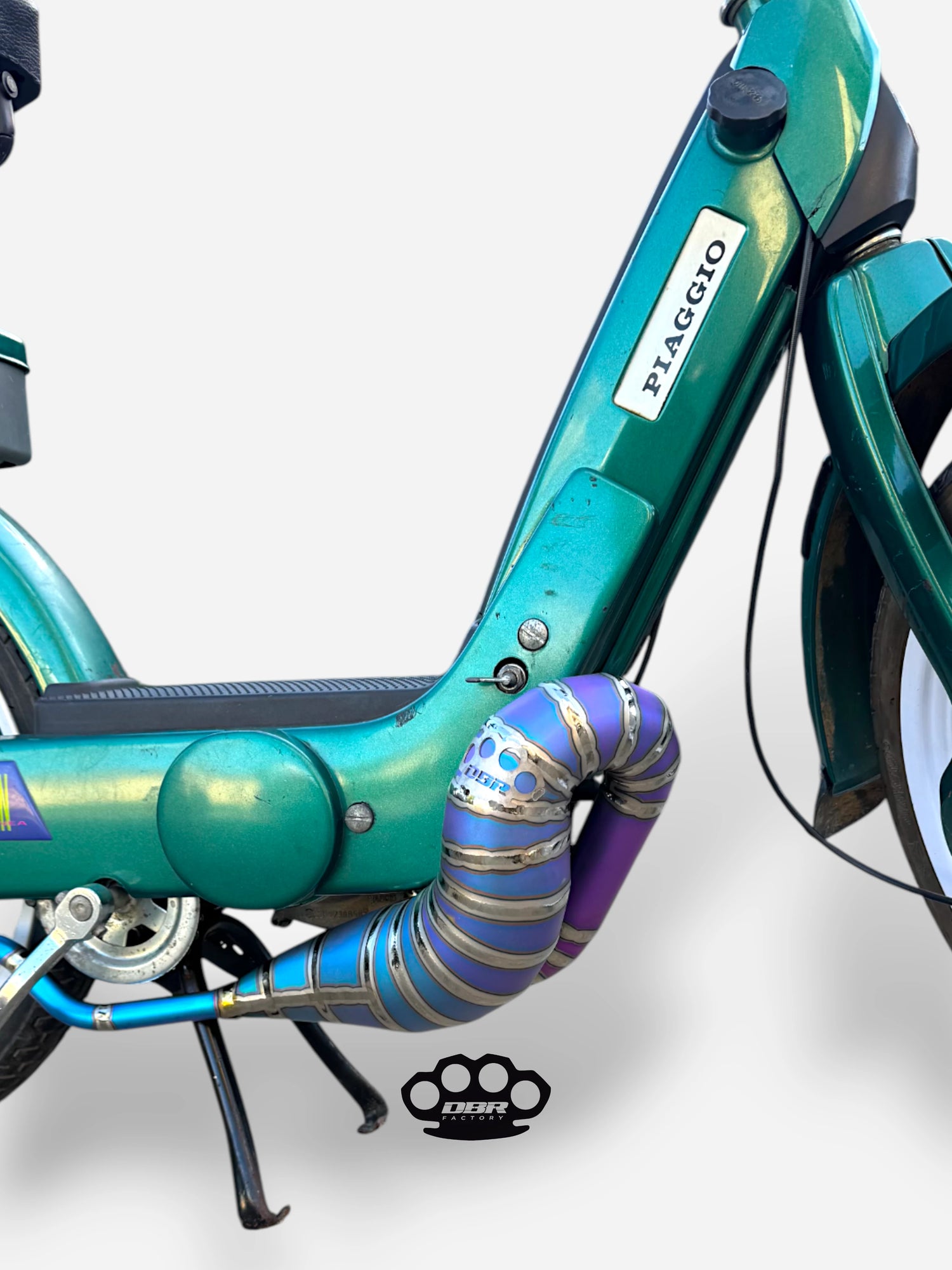 DBR Marmitta Titanio Wyvern Multicolor - Piaggio e Gilera