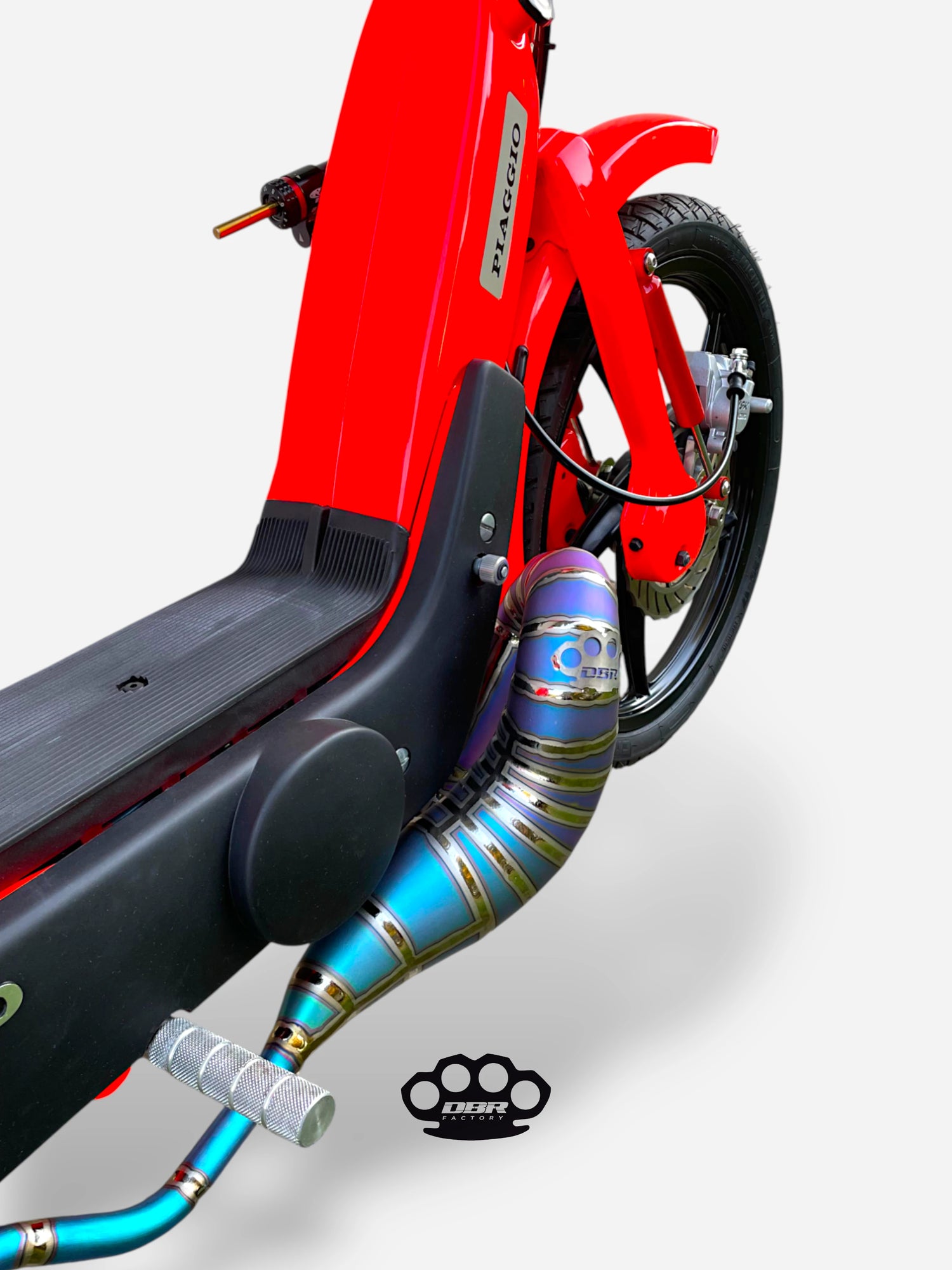 DBR Marmitta Titanio Wyvern Multicolor - Piaggio e Gilera