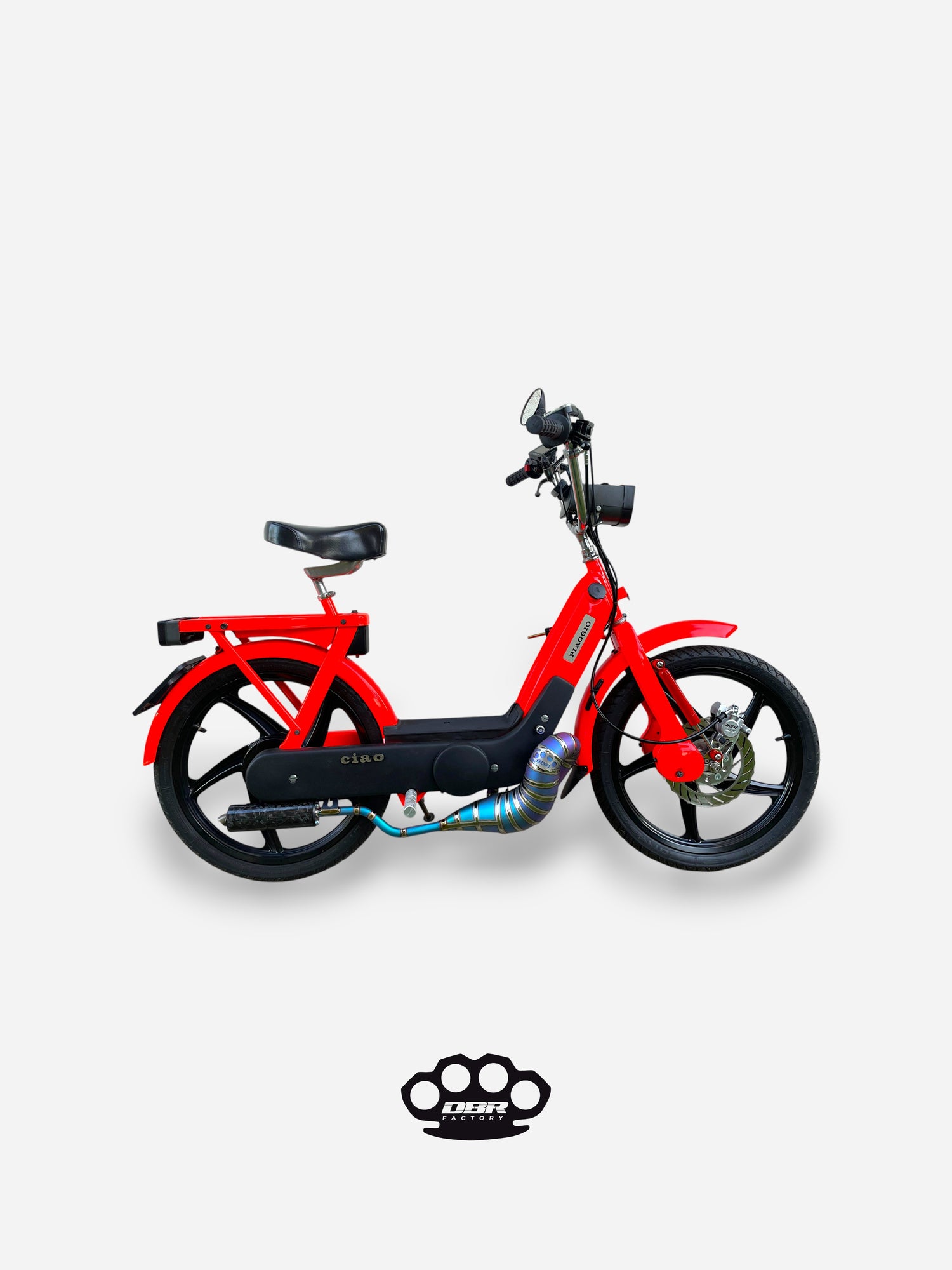 DBR Marmitta Titanio Wyvern Multicolor - Piaggio e Gilera