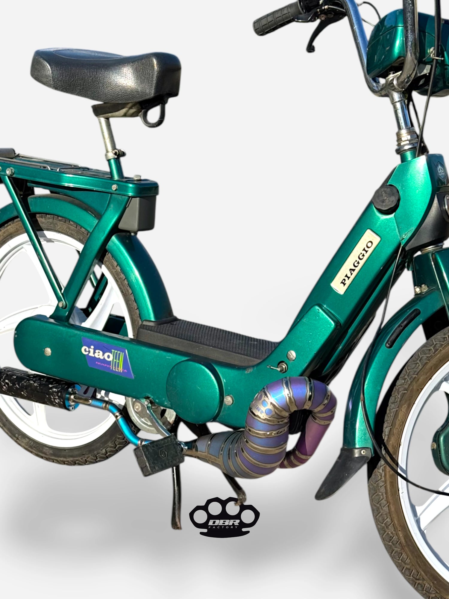 DBR Marmitta Titanio Wyvern Multicolor - Piaggio e Gilera