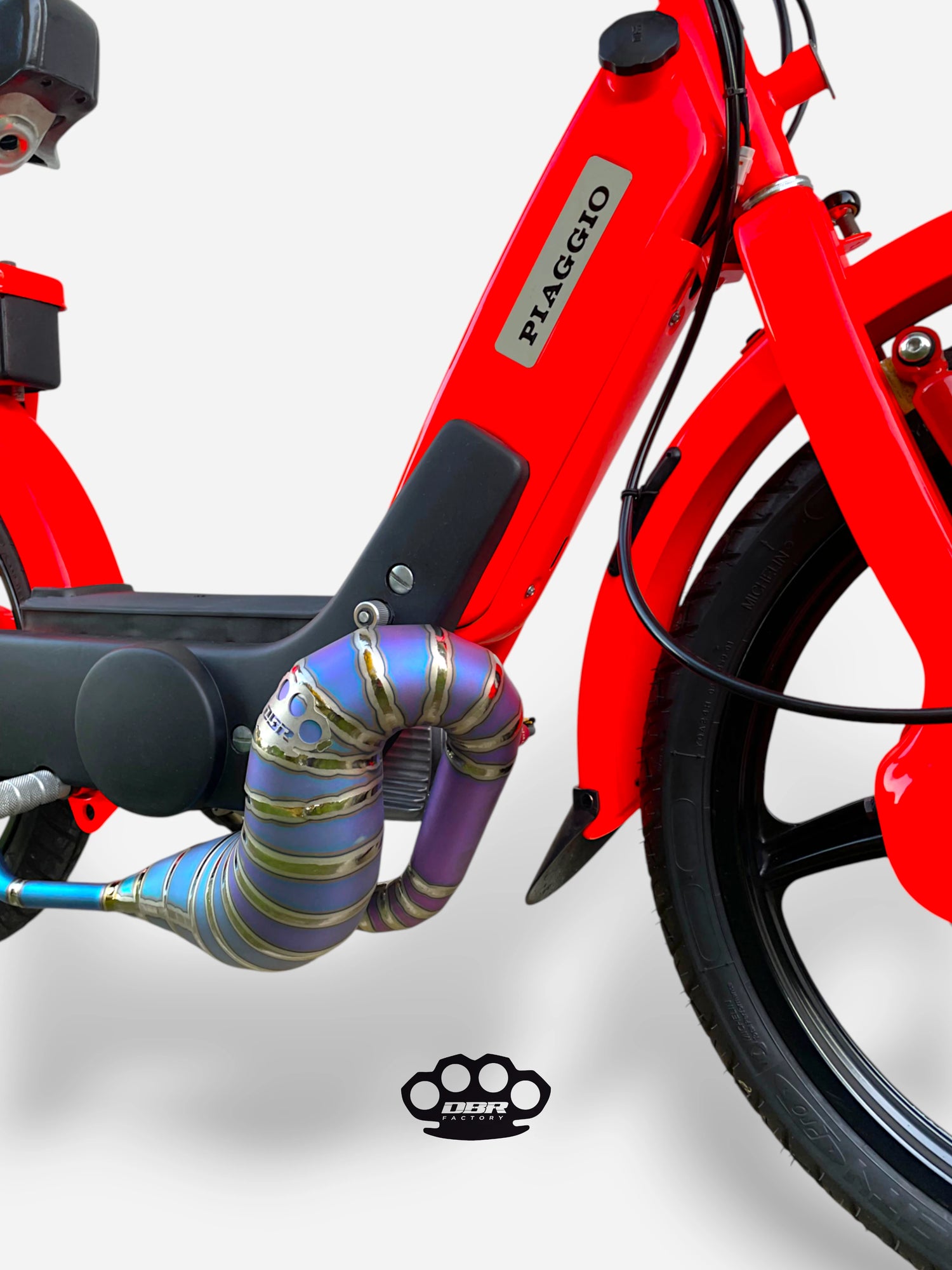 DBR Marmitta Titanio Wyvern Multicolor - Piaggio e Gilera