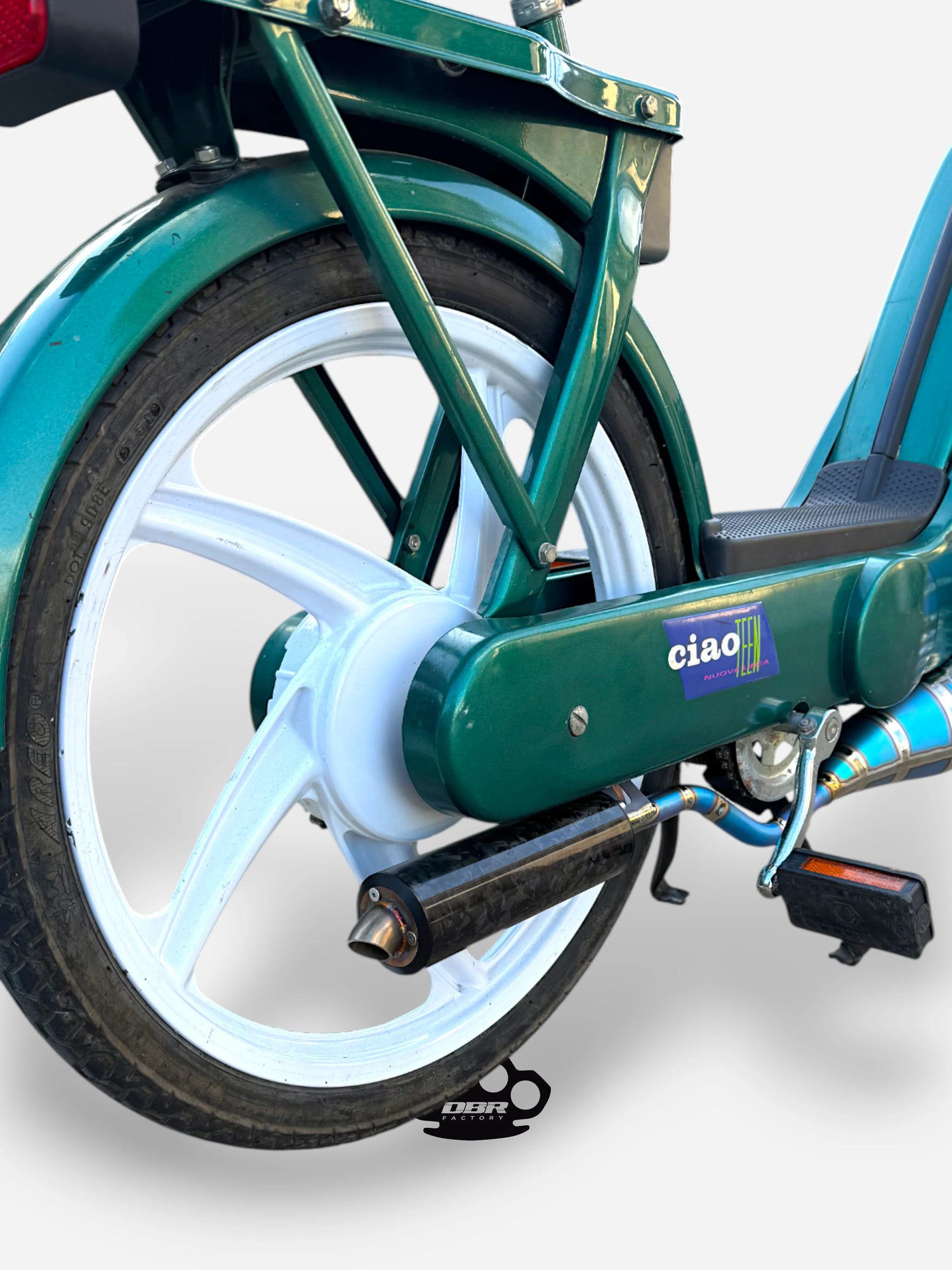 DBR Marmitta Titanio Wyvern Multicolor - Piaggio e Gilera