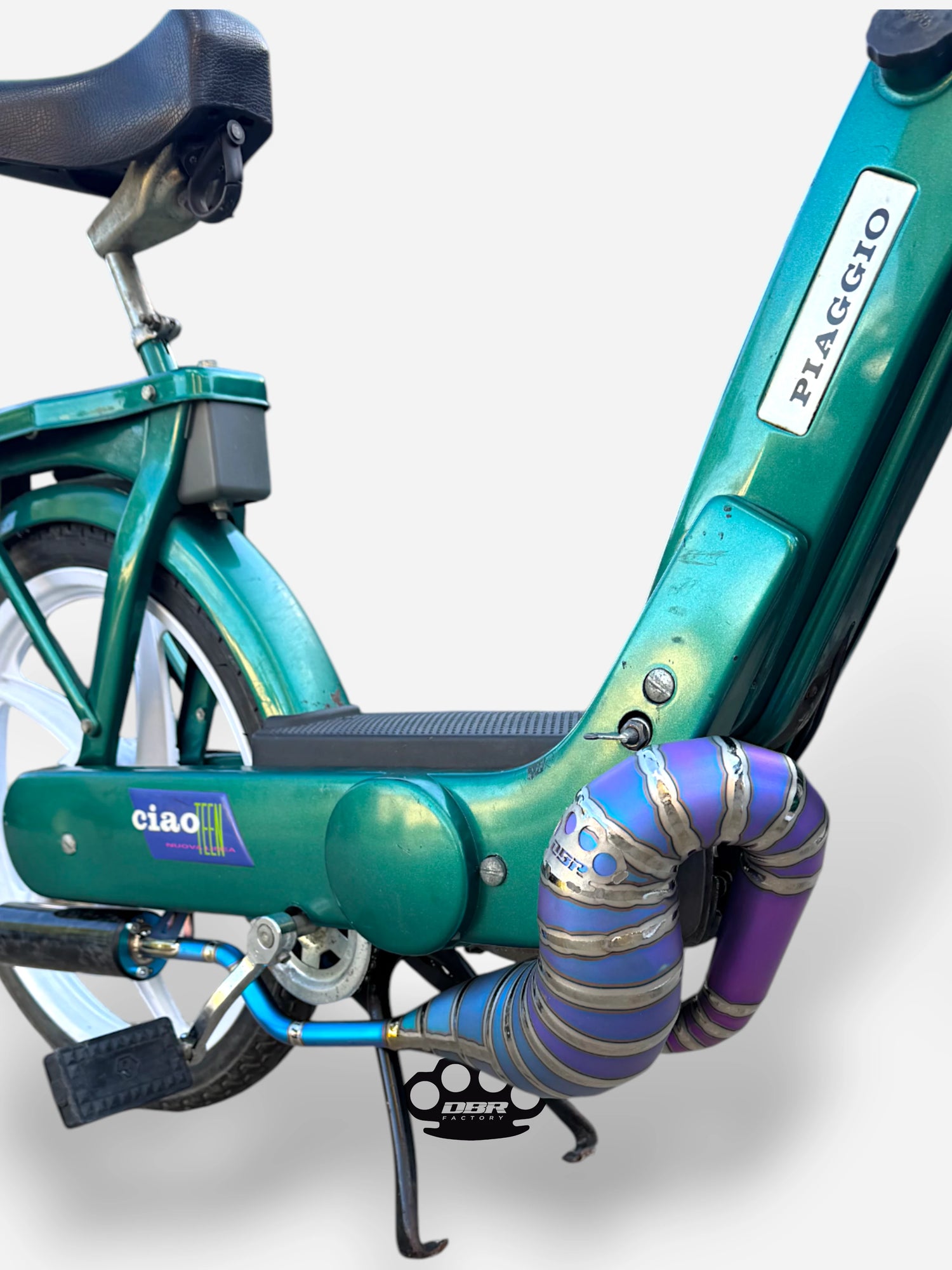 DBR Marmitta Titanio Wyvern Multicolor - Piaggio e Gilera