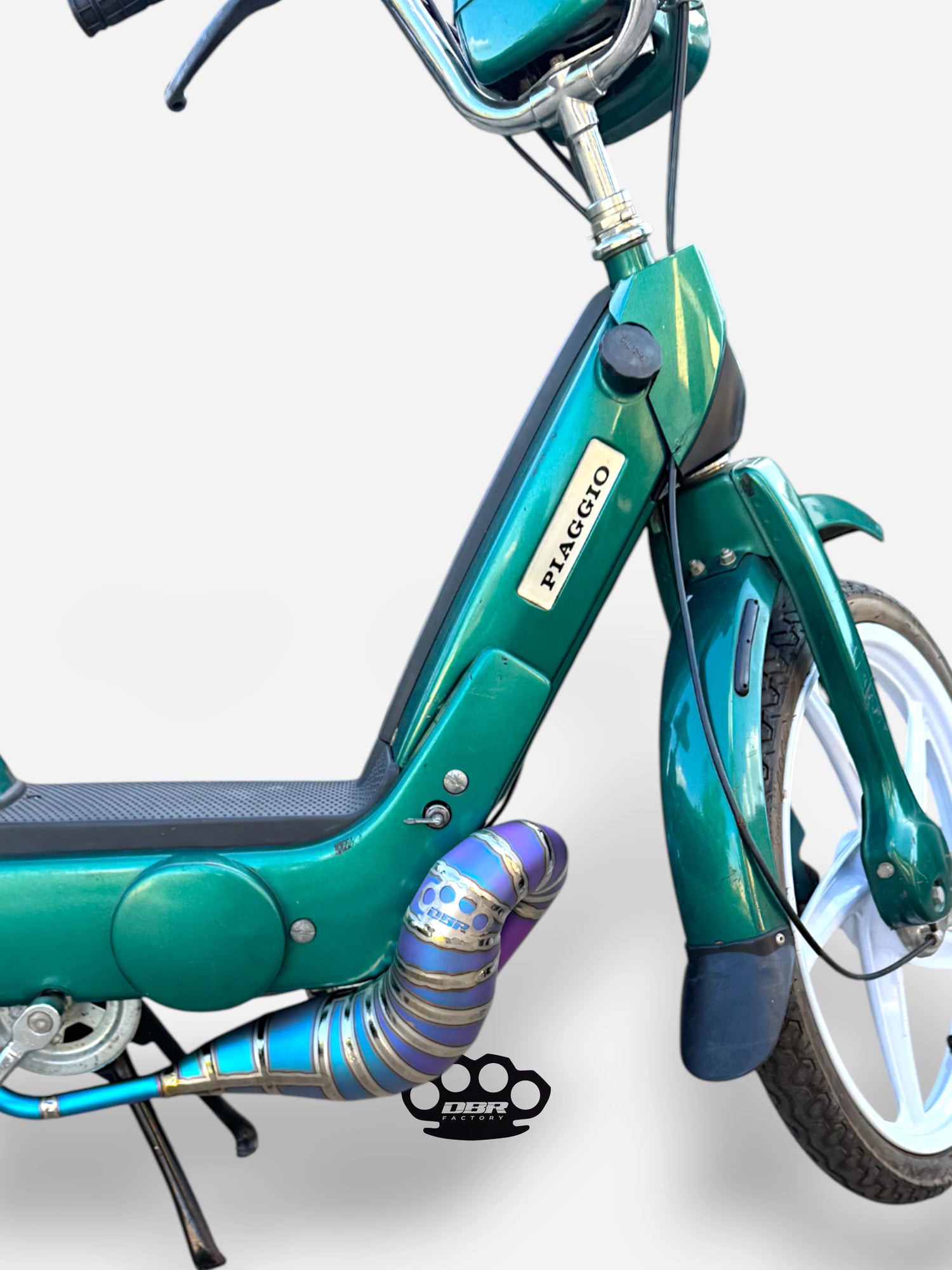 DBR Marmitta Titanio Wyvern Multicolor - Piaggio e Gilera