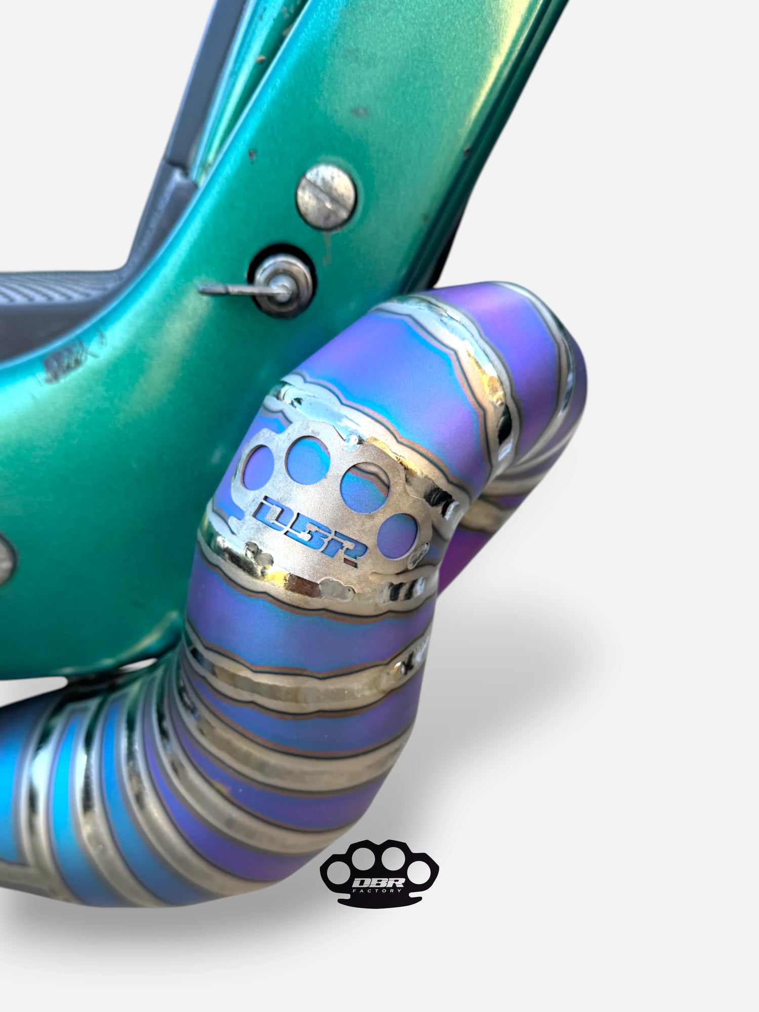 DBR Marmitta Titanio Wyvern Multicolor - Piaggio e Gilera