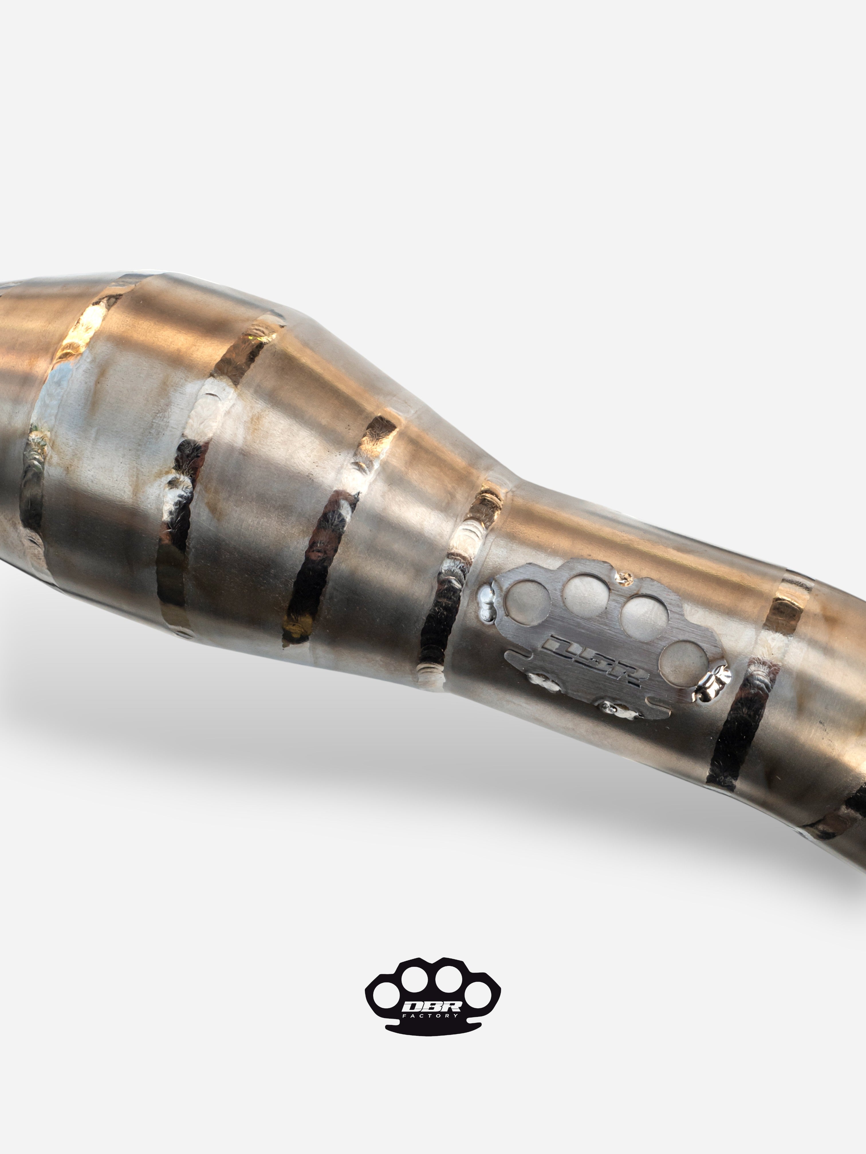 DBR 4T 钛合金排气歧管 - KTM 450-530 (2008-2016), Husqvarna 450 FE/FC (2014-2016), Husaberg 450 FE/FC (2009-2014)