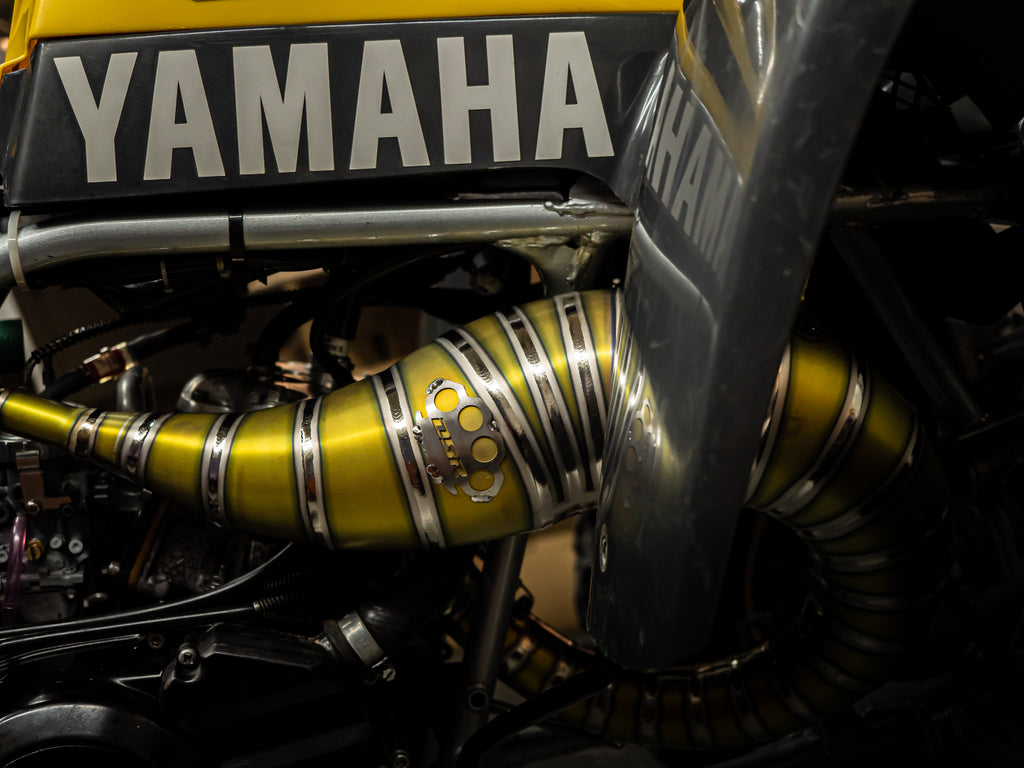 DBR 全钛合金排气管，适用于雅马哈 BANSHEE 350CC 全地形车 1988–2009