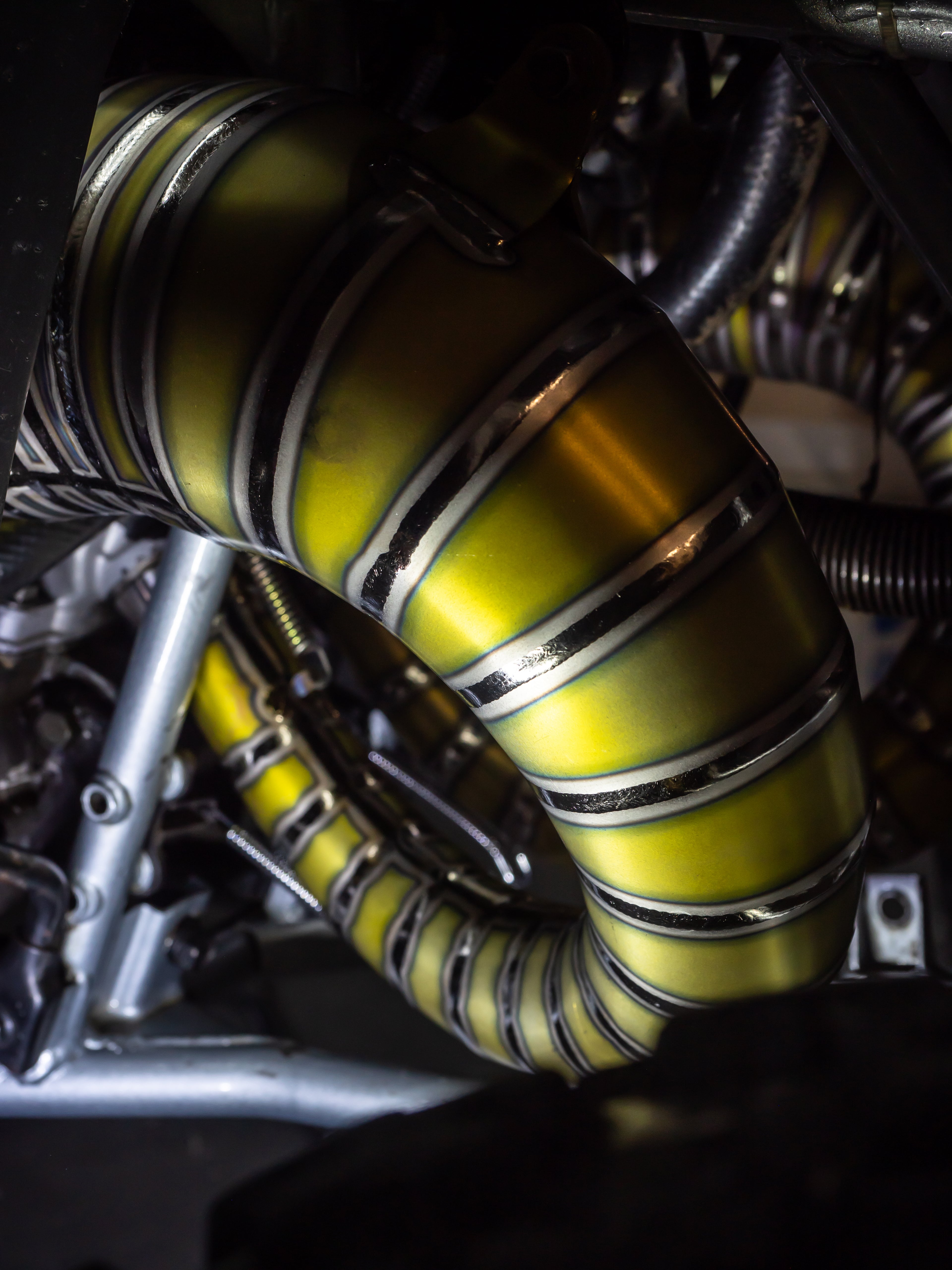 DBR 全钛合金排气管，适用于雅马哈 BANSHEE 350CC 全地形车 1988–2009